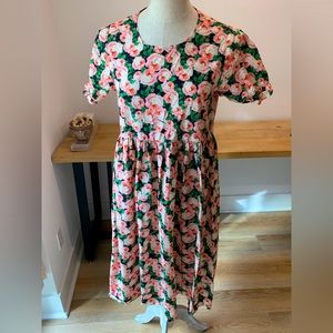 Floral cotton dress